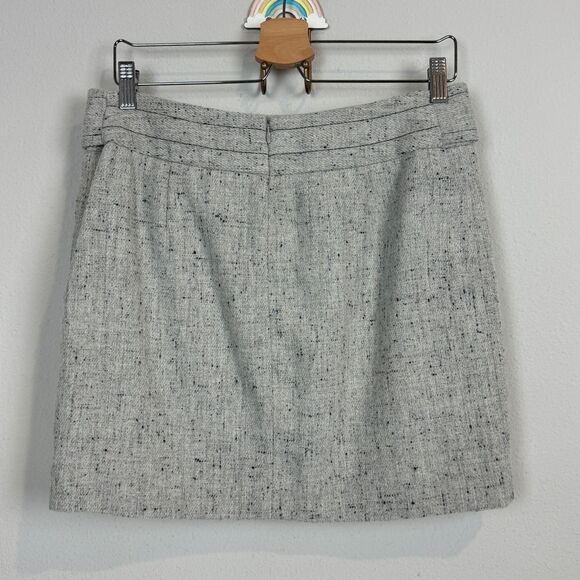 Outback Red Grey Wool Blend Mini Skirt 6 - Picture 3 of 7